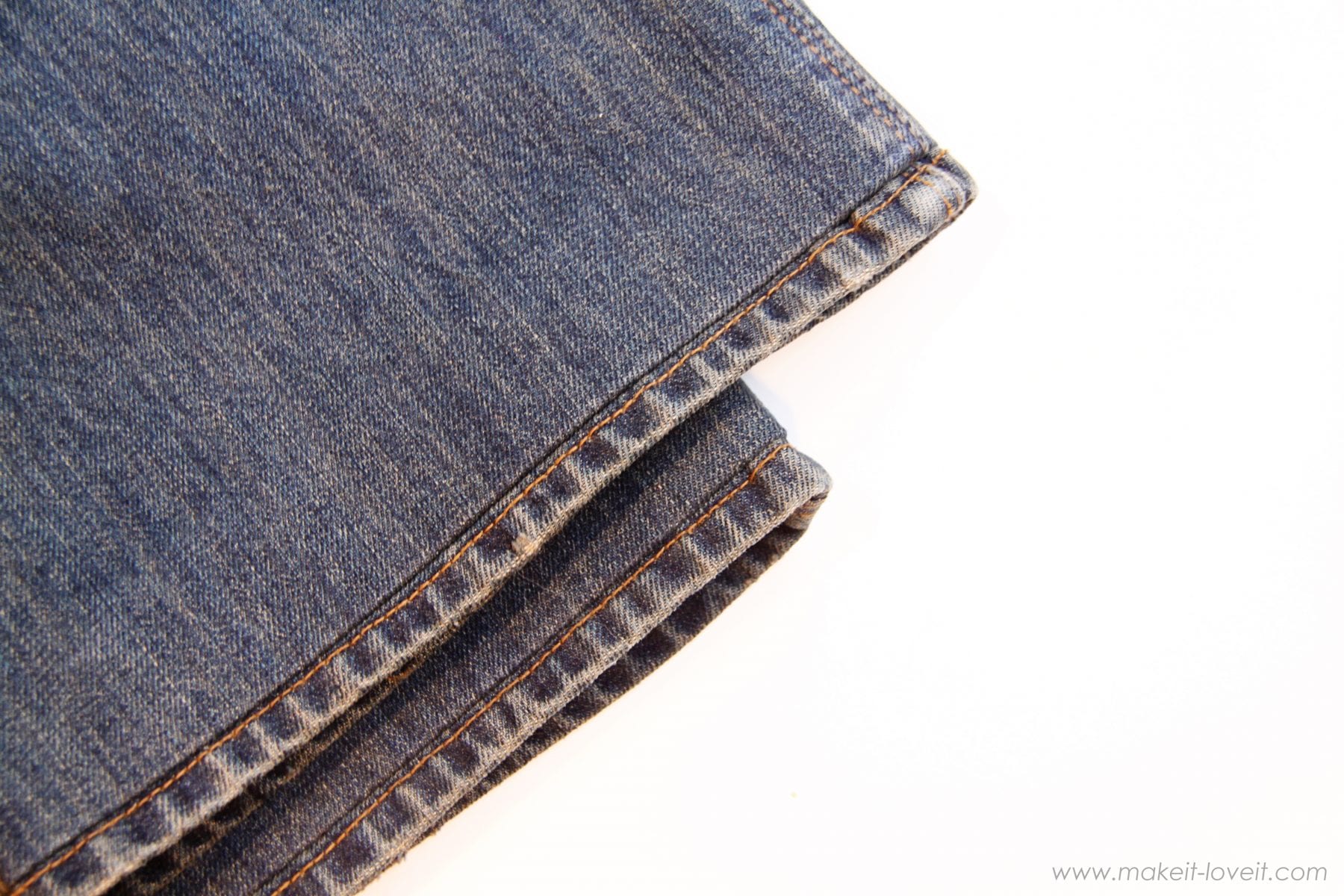 How to Hem Your Own Jeans, and Keep the Original Hem