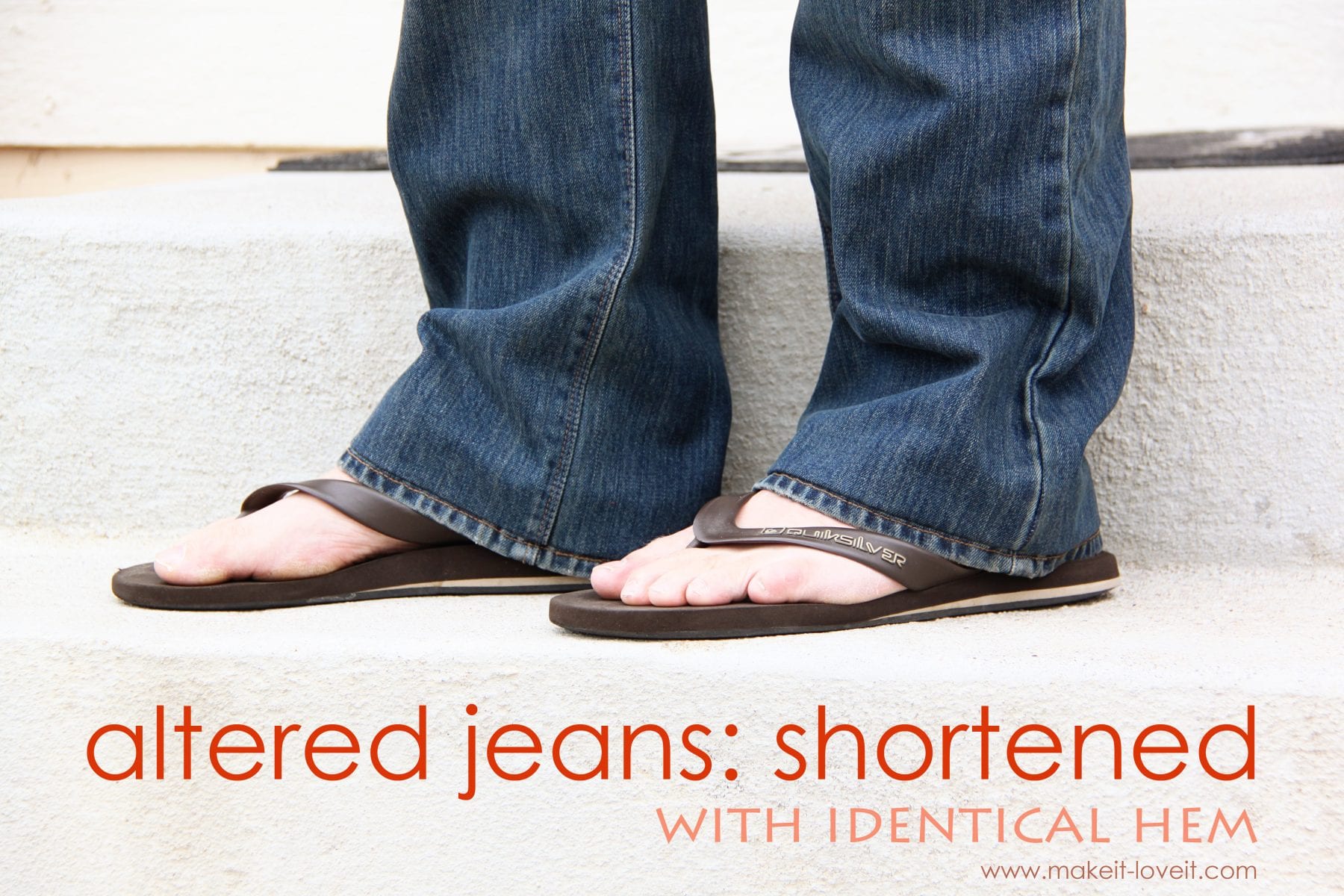 Shortening Bootcut Jeans Or Pants · How To Make Jeans · Sewing on Cut Out +  Keep