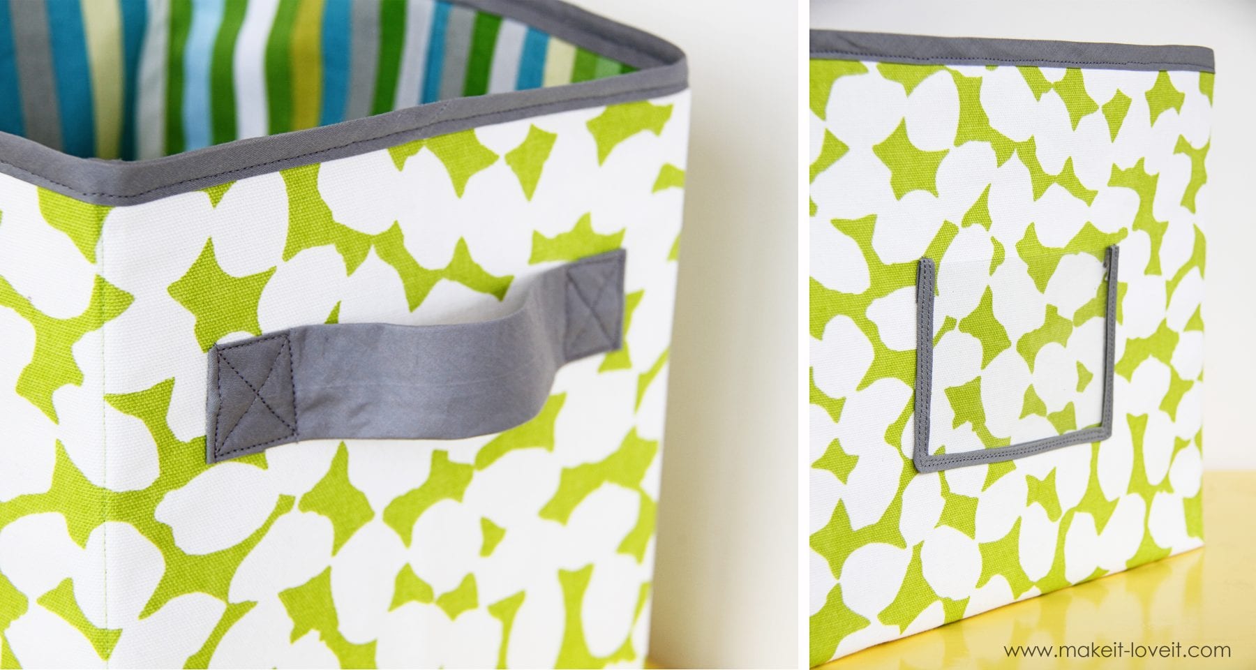 Easy DIY Fabric Storage Boxes • Crafting my Home