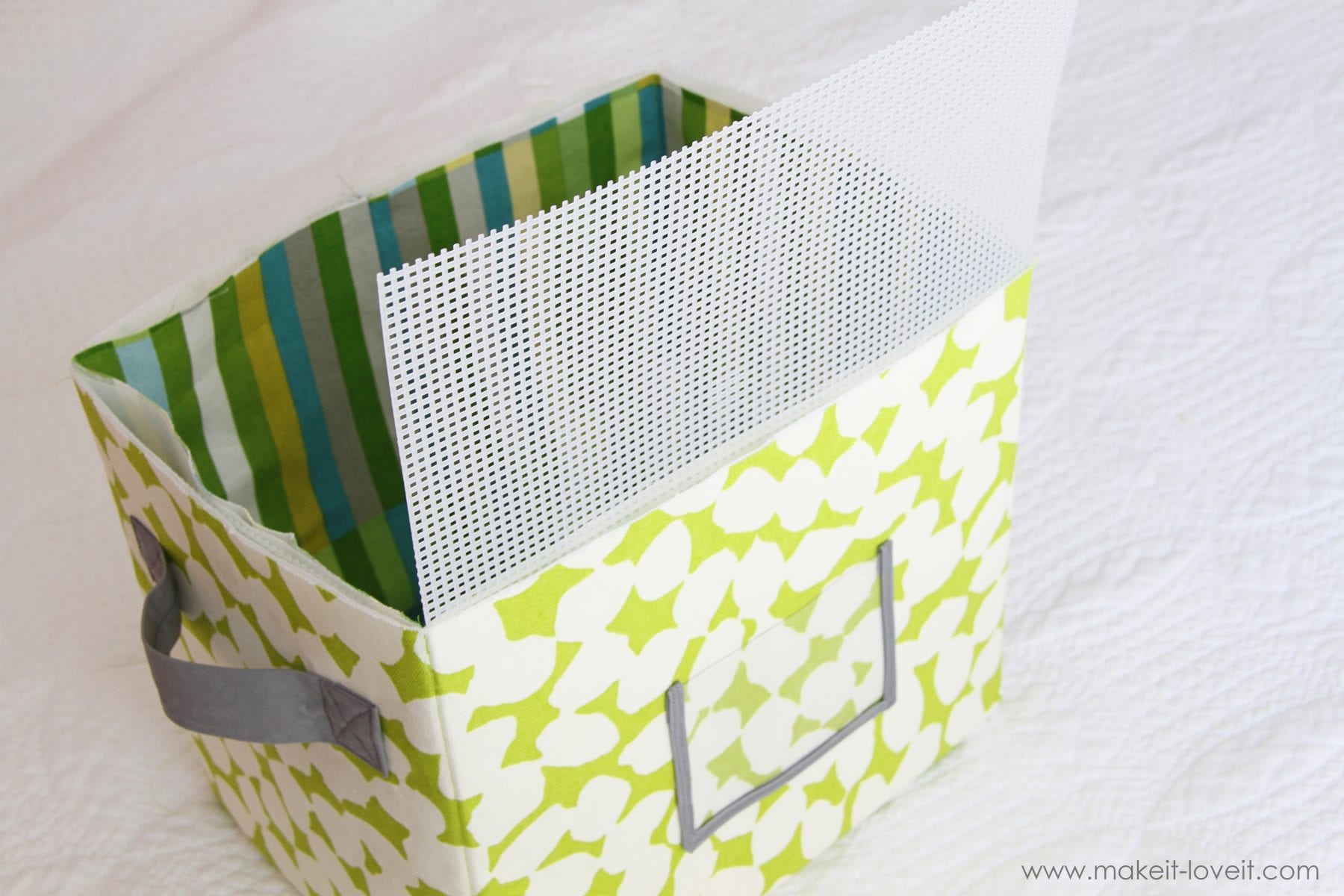 Collapsible storage box sewing tutorial