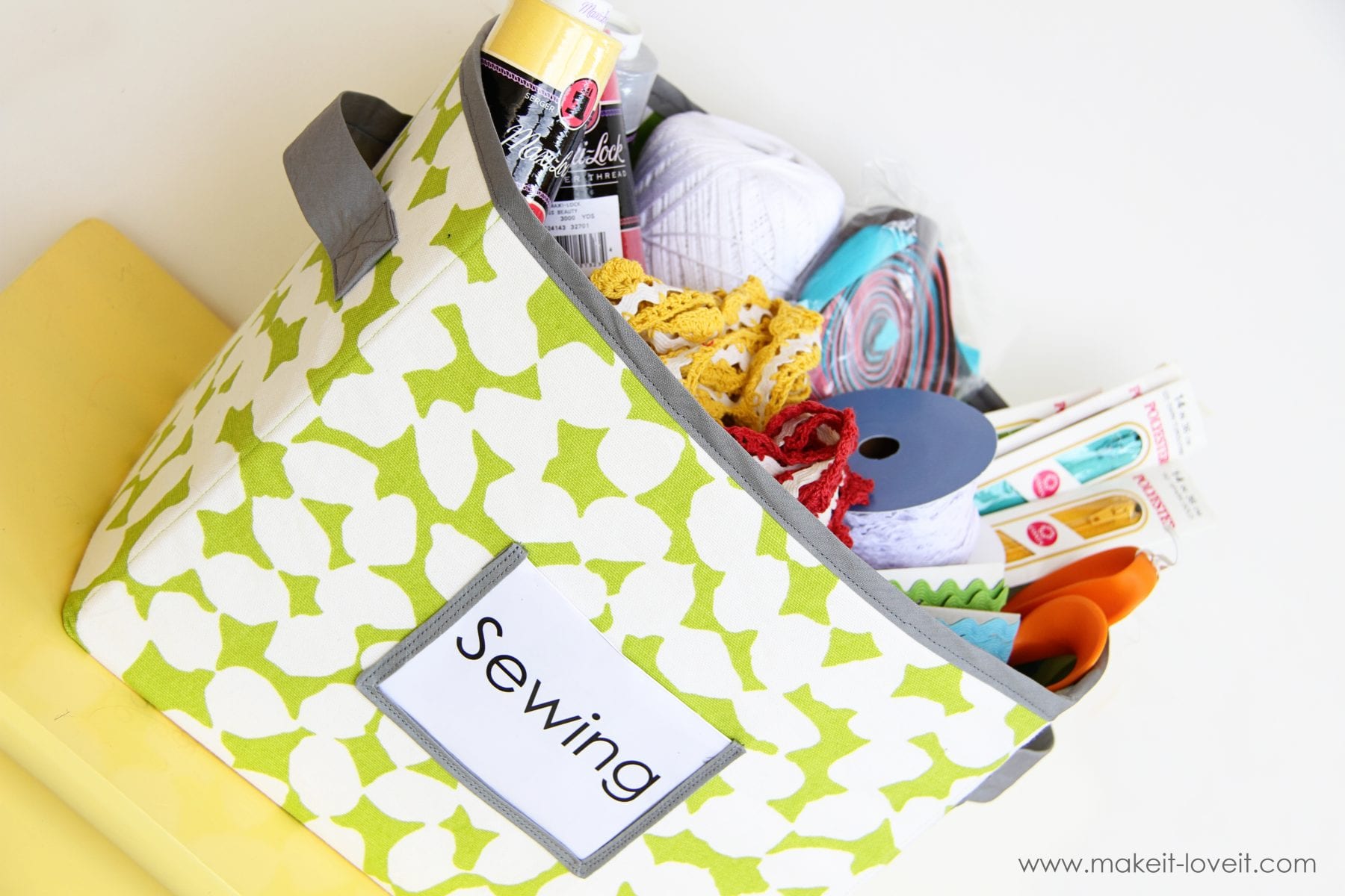 Easy DIY Fabric Storage Boxes • Crafting my Home