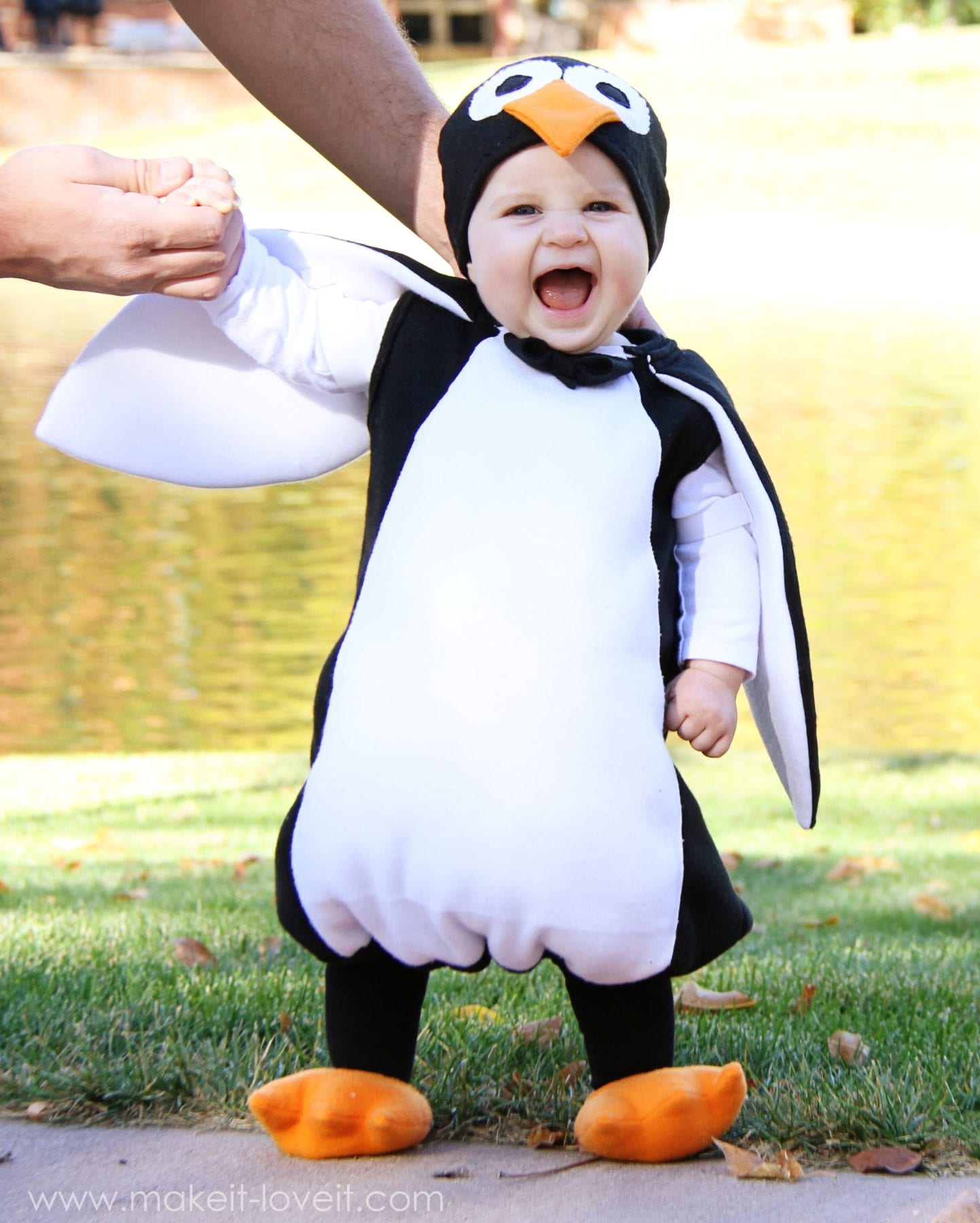 Newborn hot sale penguin costume