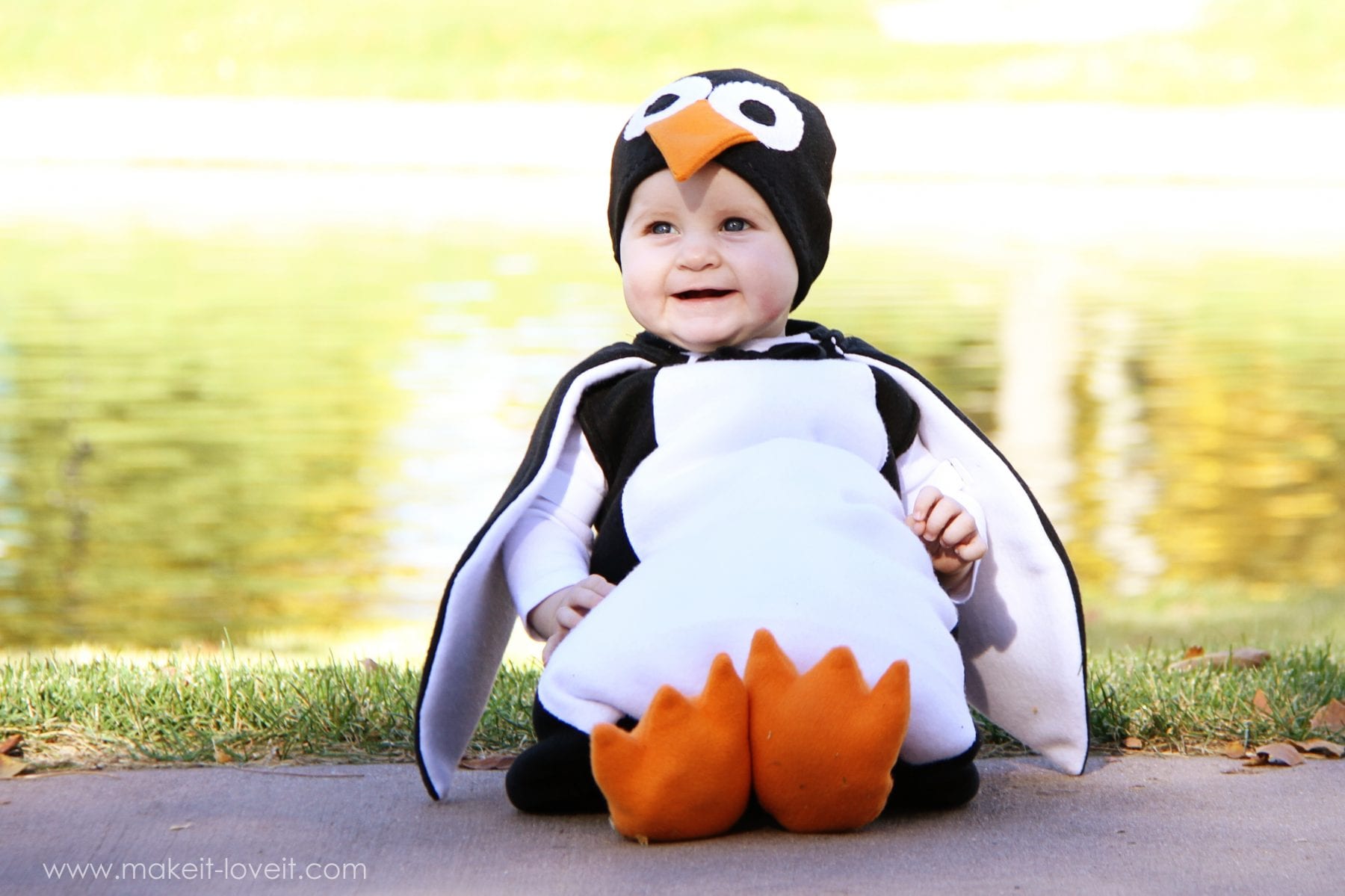 Newborn penguin hot sale costume