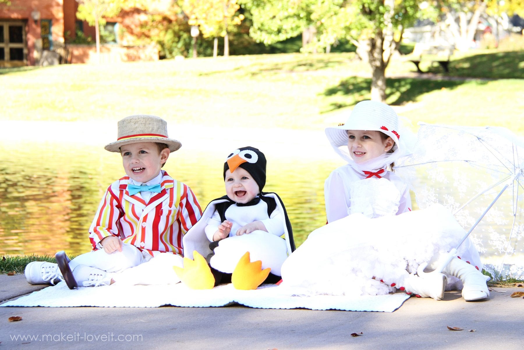 mary poppins halloween costume family