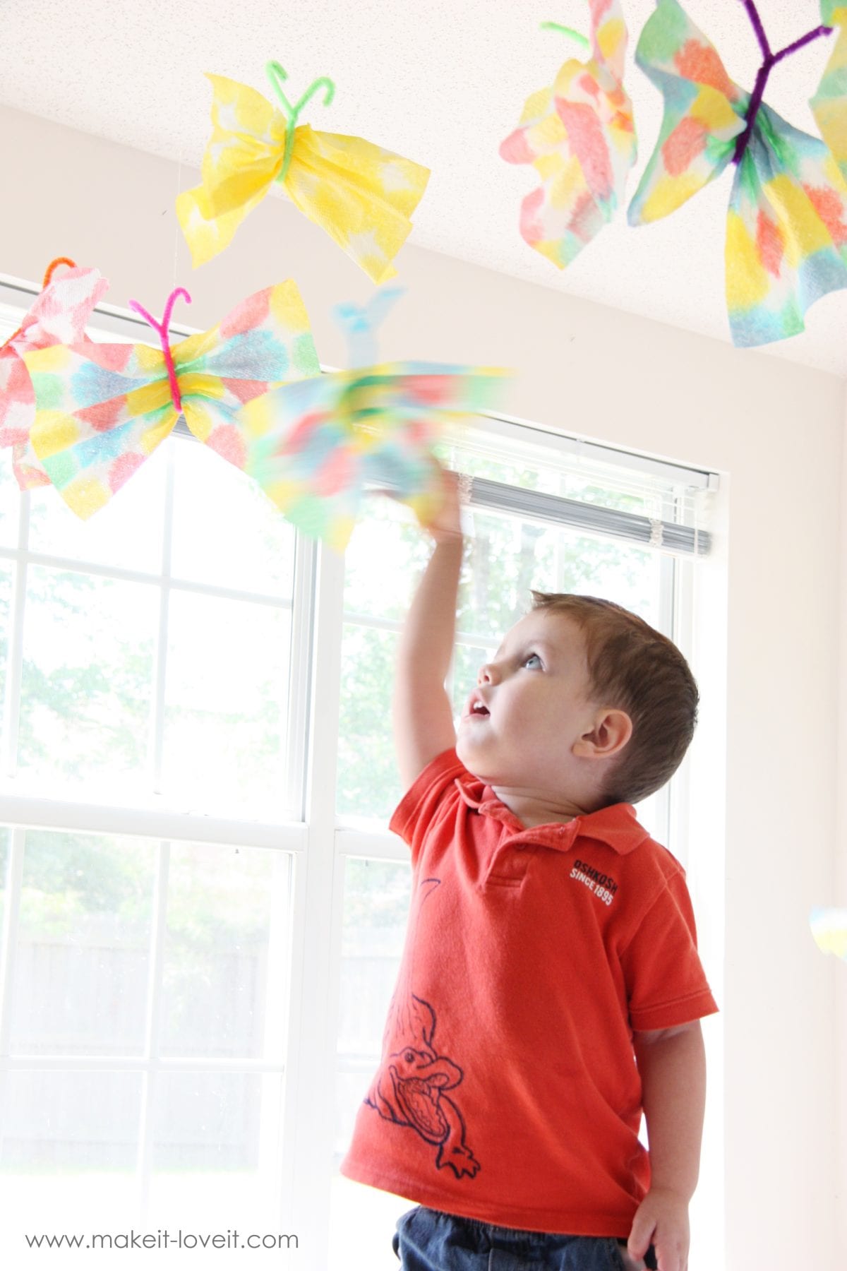 Paper Towel Butterflies