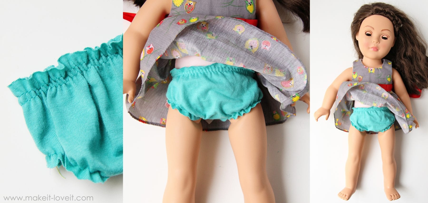 Make Your Own Doll Underwear With Free Pattern 