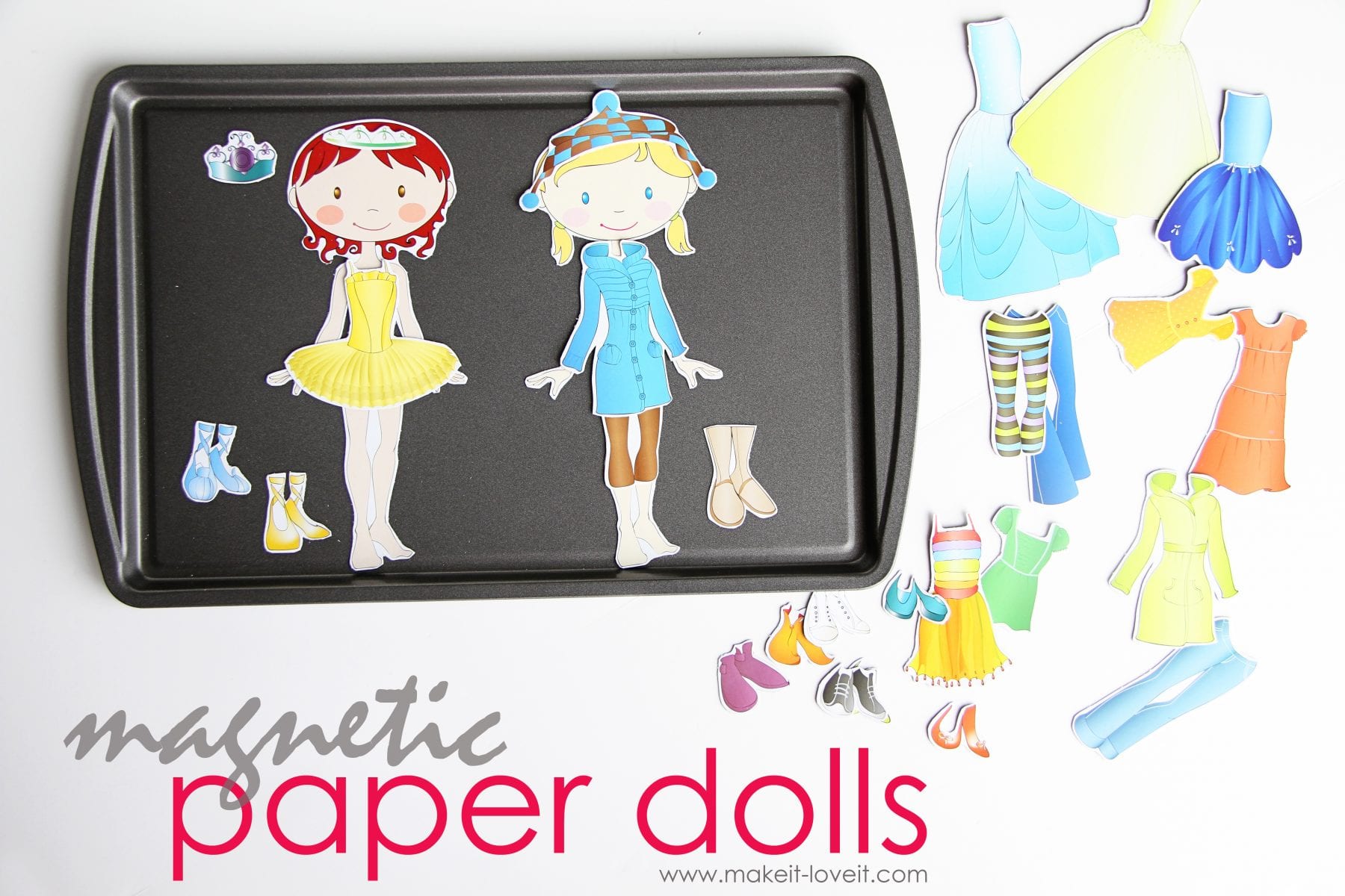 DIY: Magnetic Paper Dolls ⋆ Tairalyn