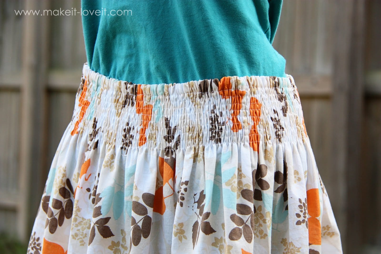 How to Shirr with Elastic Thread: Skirt Waistband Tutorial 