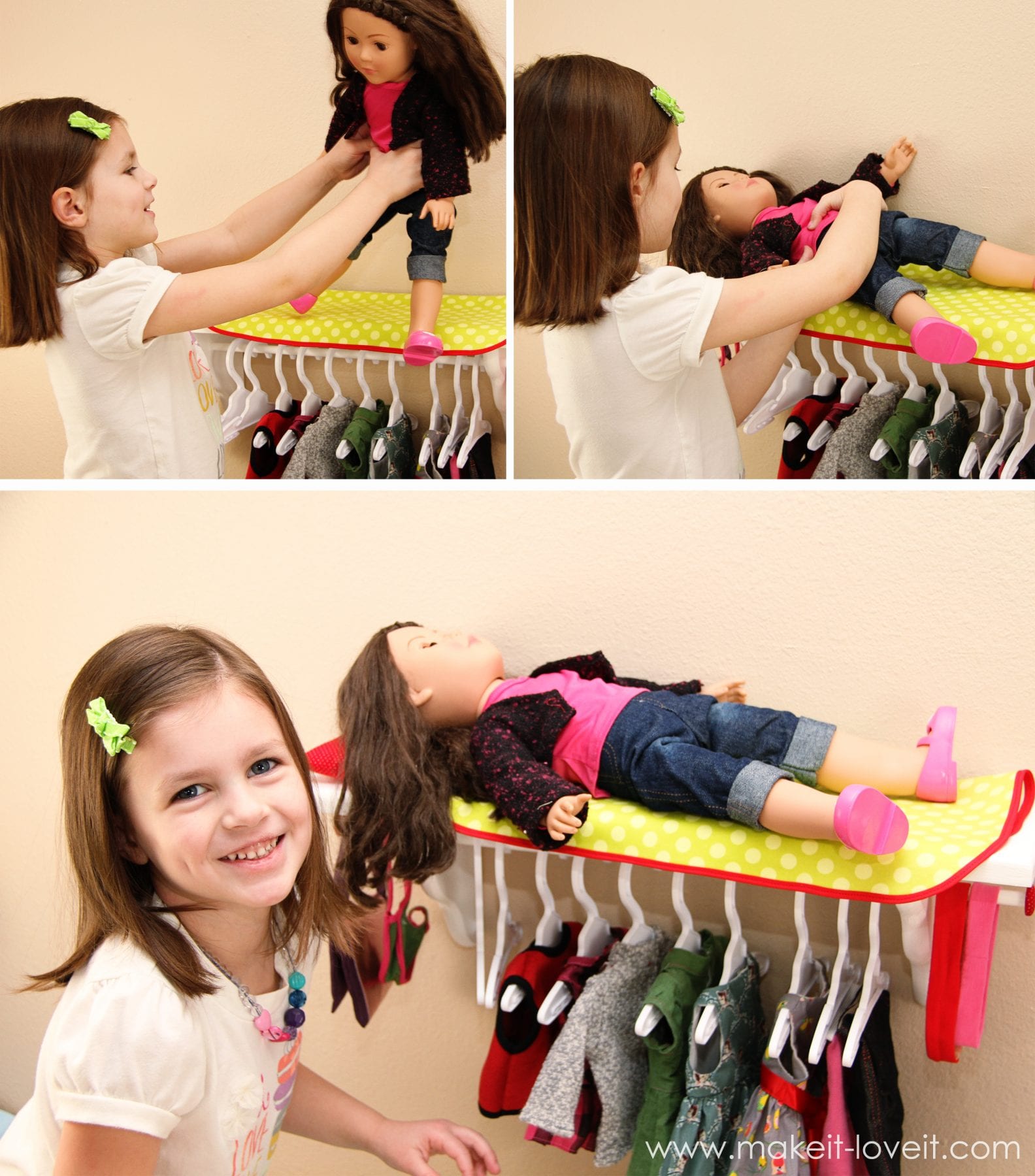 Baby doll best sale clothes storage