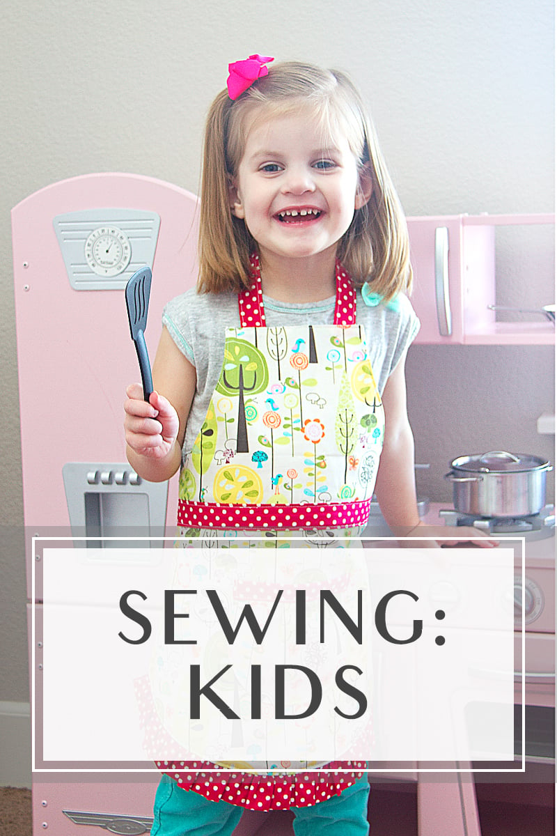 Apron Sewing Kit - Donuts - DIY Sewing Kit for Beginners