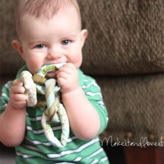 Cloth baby rings