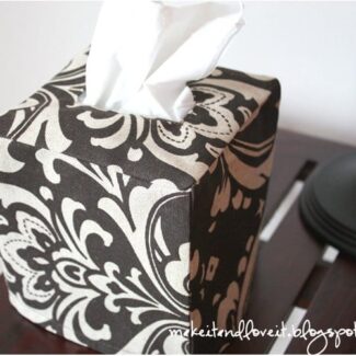 Tissue box cover