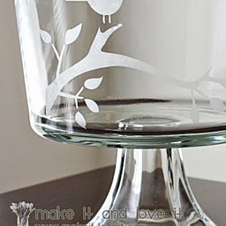 Glass etching