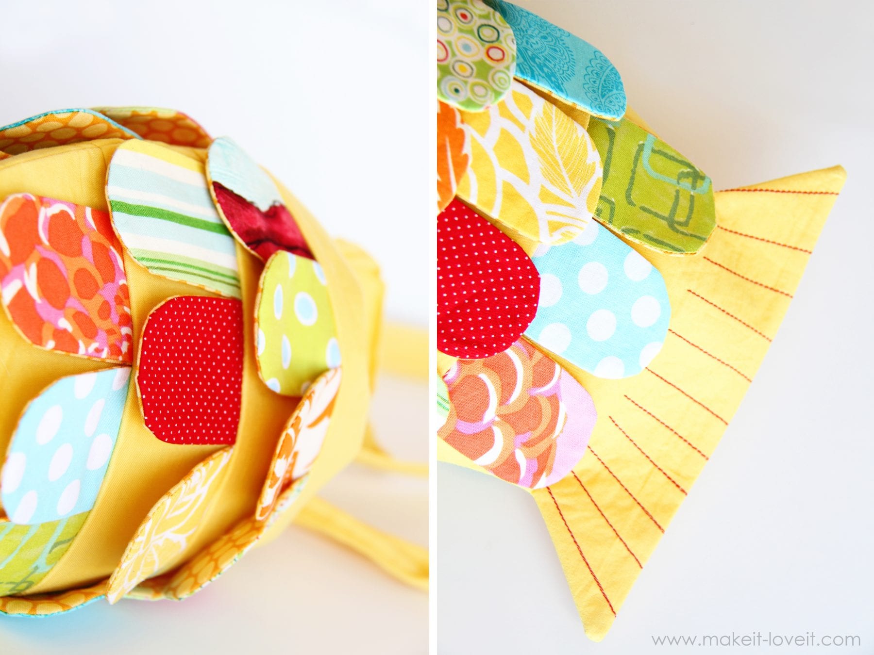 Fabric Fishy Purse (pattern pieces included) Make It & Love It