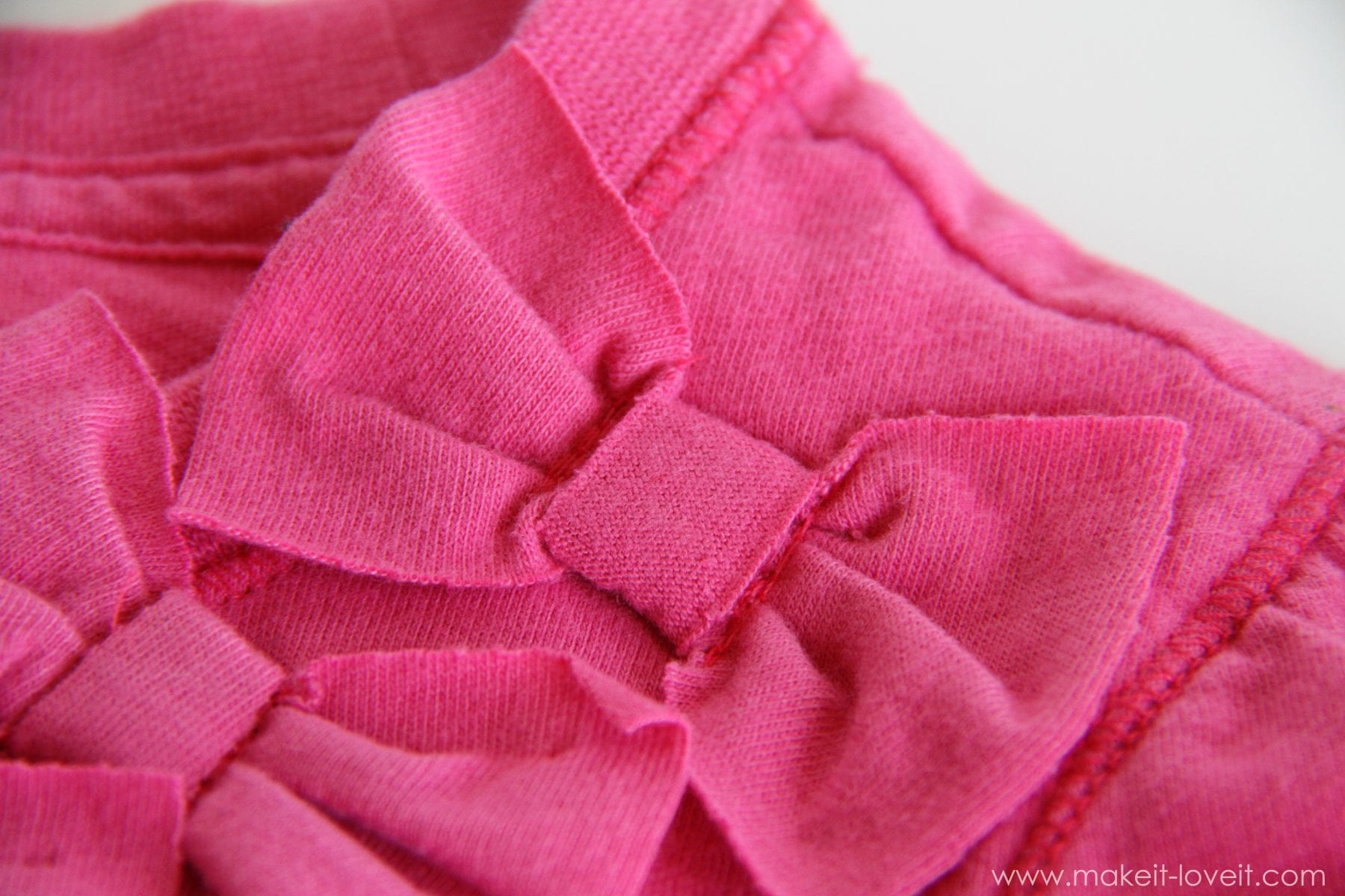 Turn Long Sleeves to Short {with added Bow Front} Make It & Love It