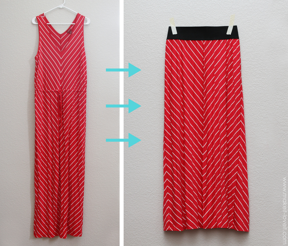Turn a Maxi Dress...into a Maxi Skirt {in MINUTES!!} | Make It & Love It