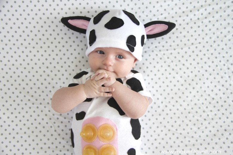 Baby Cow Costume...with an UDDER!! | Make It &amp; Love It