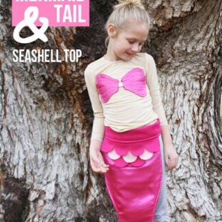 Diy mermaid tail and seashell top