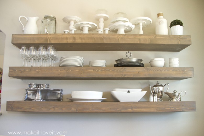 How To Build Simple Floating Shelves For Any Room In The House