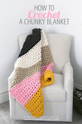 How to EASILY Crochet a Super Thick & Chunky Blanket -- Pattern Optional