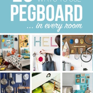 20 creative ways to use pegboard in every room!