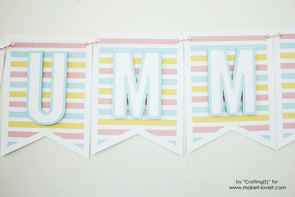 Free 3D PRINTABLE Summer Banner | Make It &amp; Love It