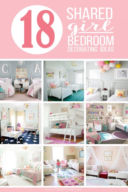 18 Shared Girl Bedroom Decorating Ideas | Make It & Love It