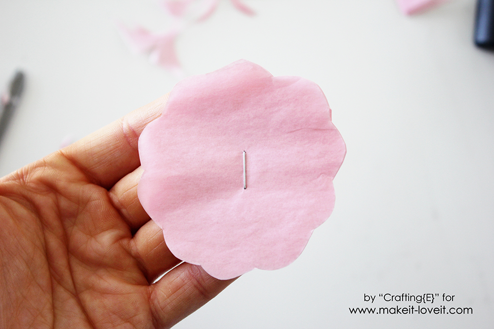 Tissue Paper Flower Letters | Make It & Love It