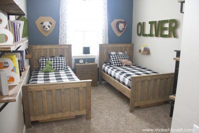 Ideas for a Shared BOYS Bedroom (...yay, all done!!) | Make It & Love It