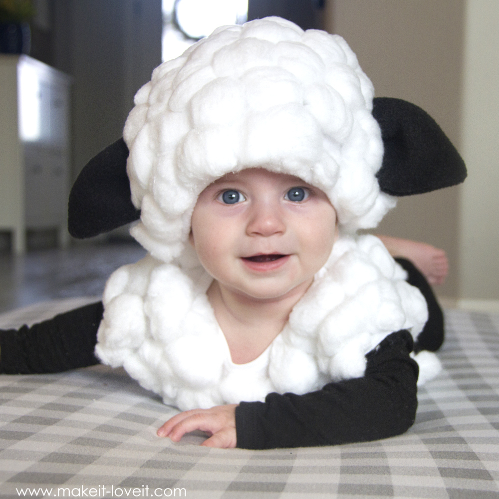 Make A Baby Lamb Costume a Simple Tutorial Make It Love It Make A Baby Lamb Costume a Simple Tutorial Make It Love It