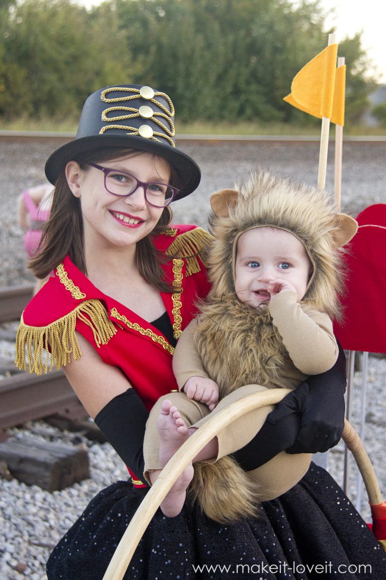 DIY CIRCUS Themed Costumes all 5 KIDS plus A VIDEO Make It