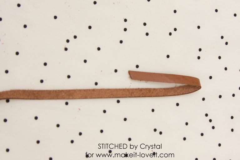Make a Leather Travel Cord Roll...A Great Gift for Him! | Make It &amp; Love It