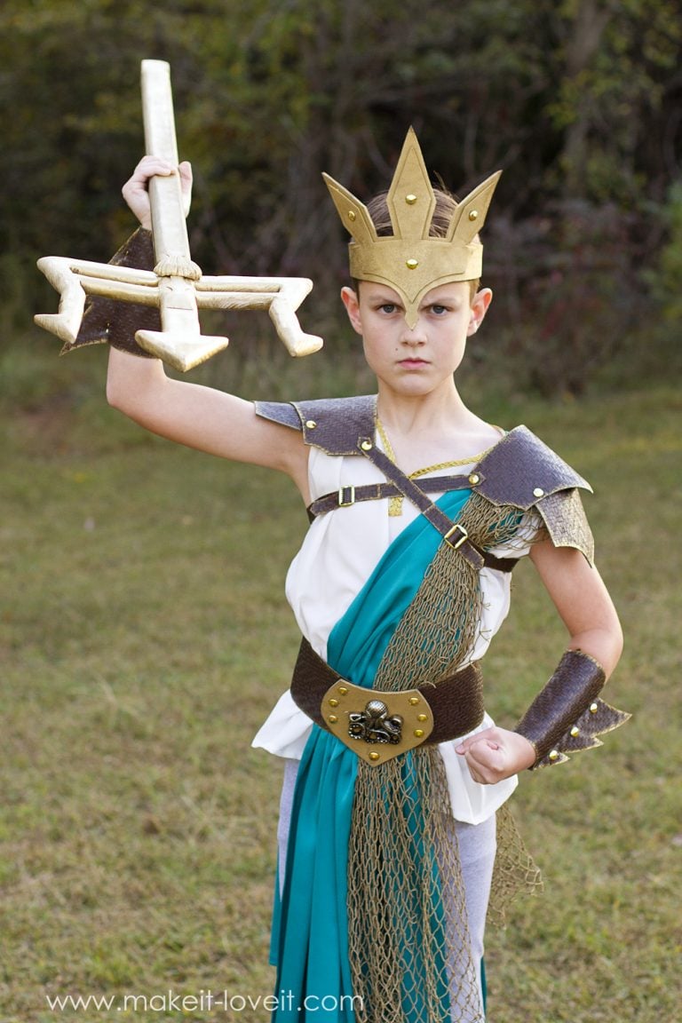 DIY Greek God Costume POSEIDON Make It & Love It