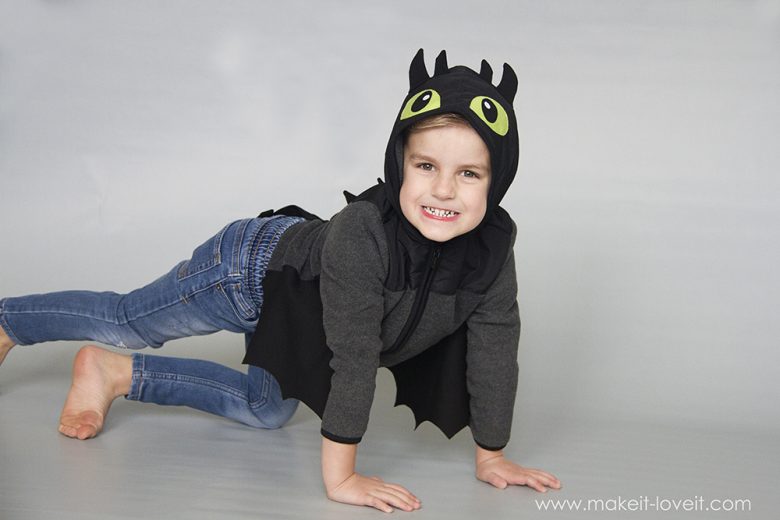 Make a “TOOTHLESS” Dragon Hoodie (...from an existing jacket!) | Make ...