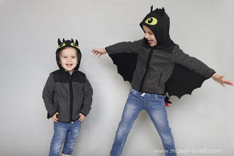 Make a “TOOTHLESS” Dragon Hoodie (...from an existing jacket!) | Make ...